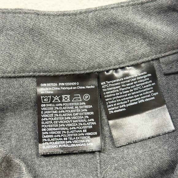 H&M Divided Gray Woven Mini Skirt, Size 2 - Picture 4 of 5